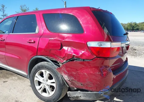 2013 Dodge Durango Sxt из США, поврежденный, VIN 1C4RDJAG4DC608637